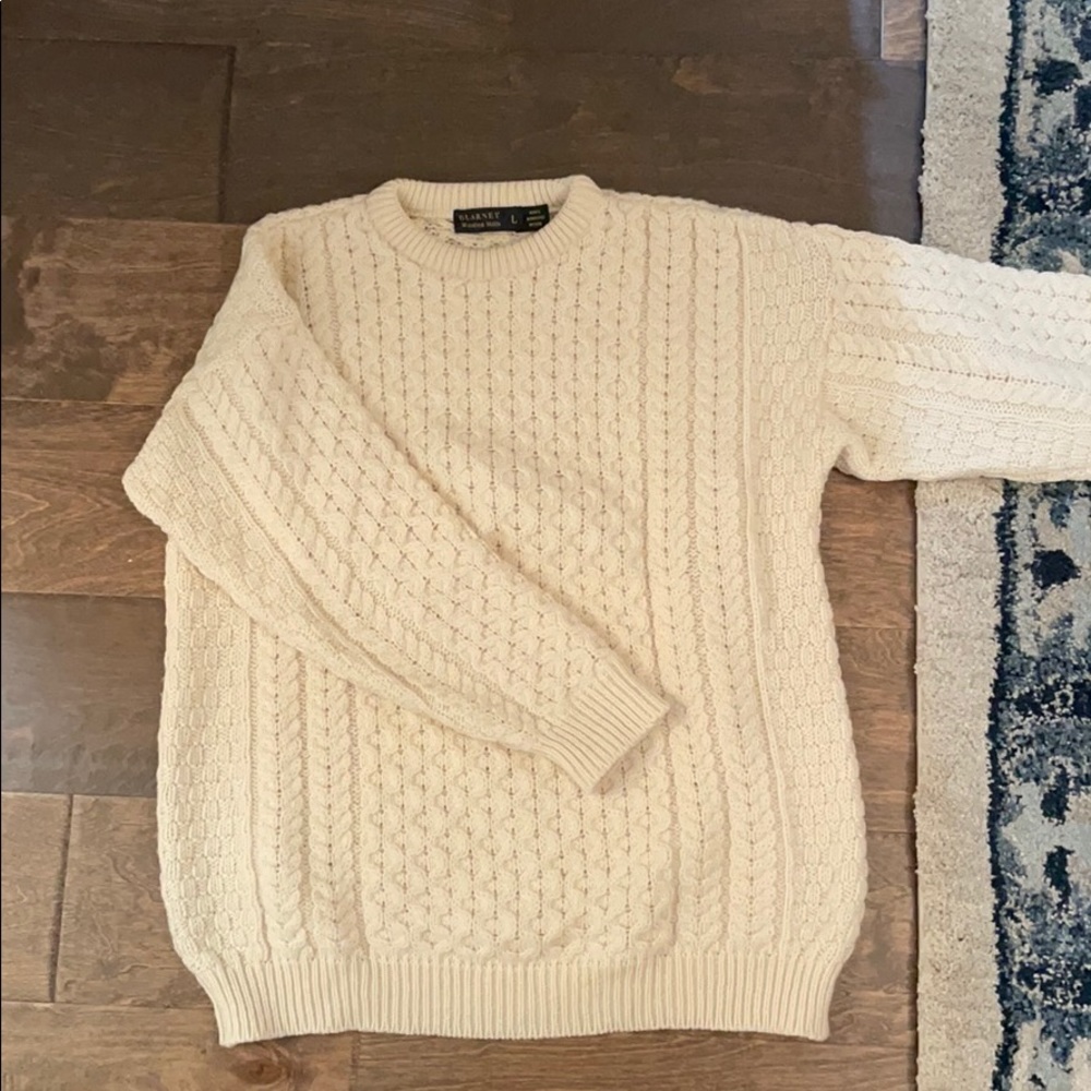 Blarney Woollen Mills 100% Merino Wool Sweater